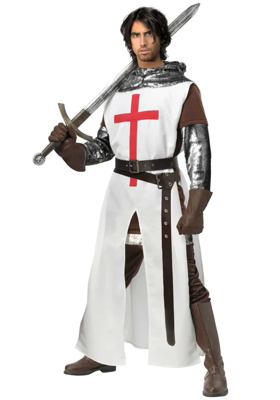 Plus Size Crusader Men's Costume
